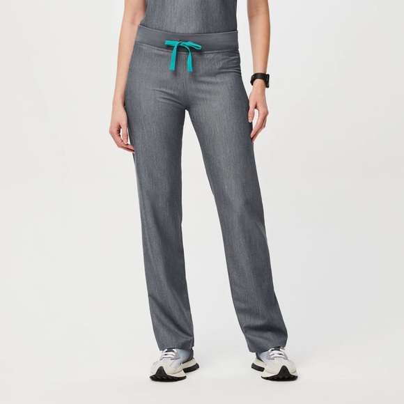 Figs Pants - Figs Livingston Basic Scrub Pants TALL graphite